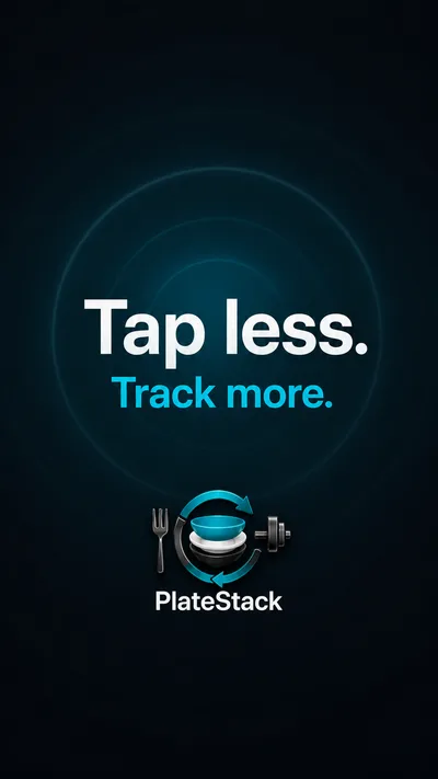 Tap Less — PlateStack wallpaper